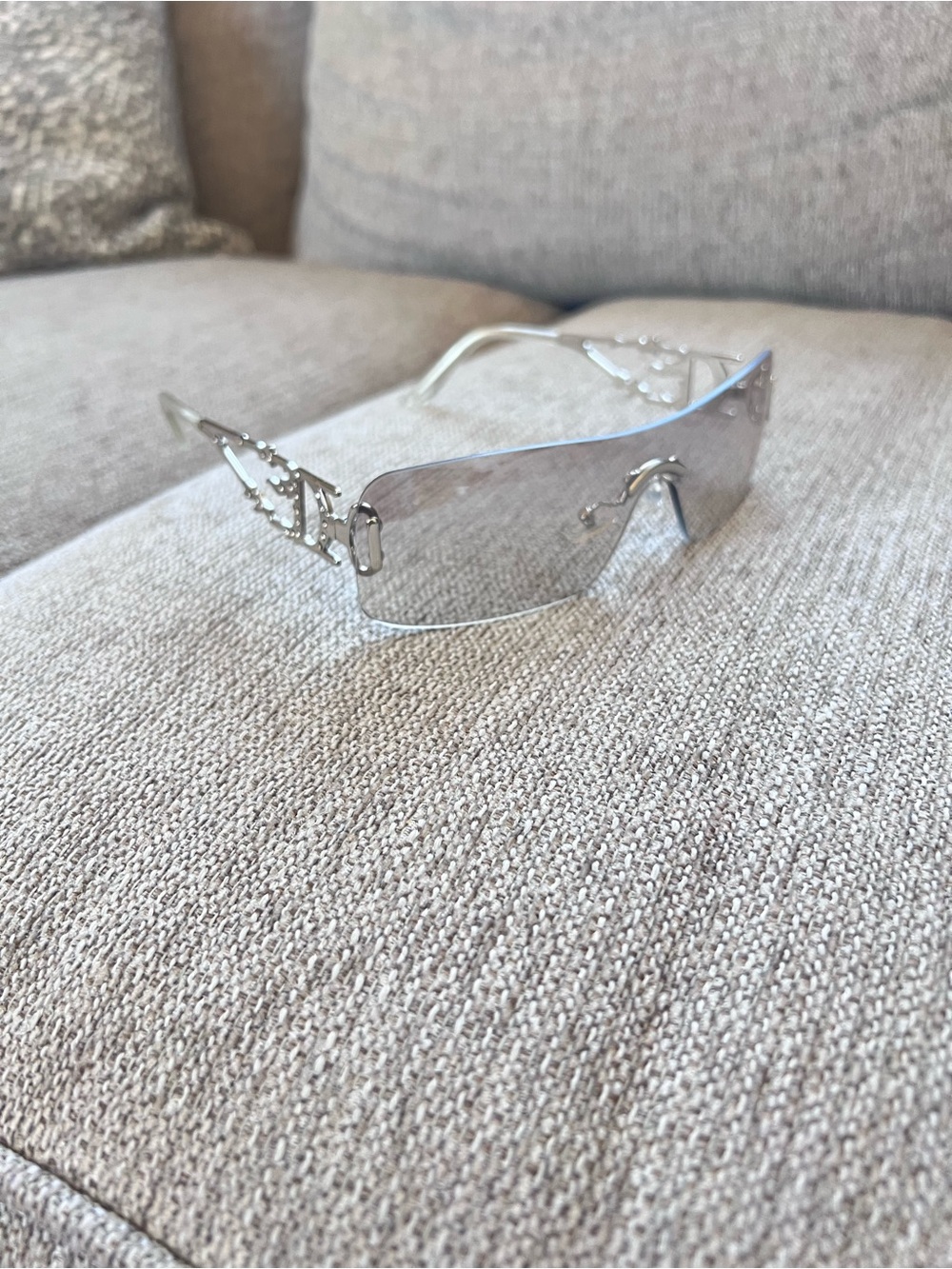 Dior Rimless Shield Gradient Sunglasses - Picture 2 of 8